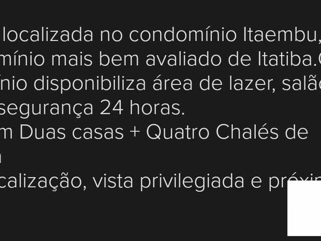 Chácara para Venda em Condomínio Itaembu - 9