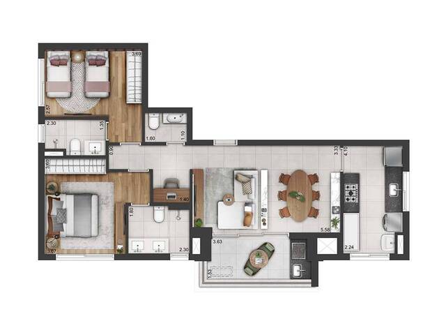 planta do Apartamento