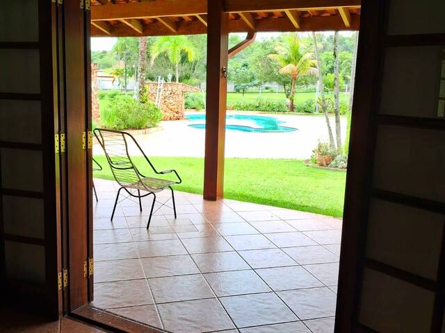vista da sala de estar