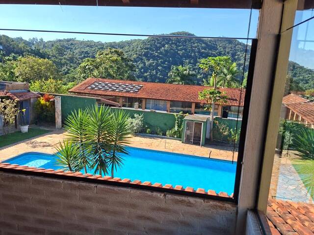 Vista para a piscina