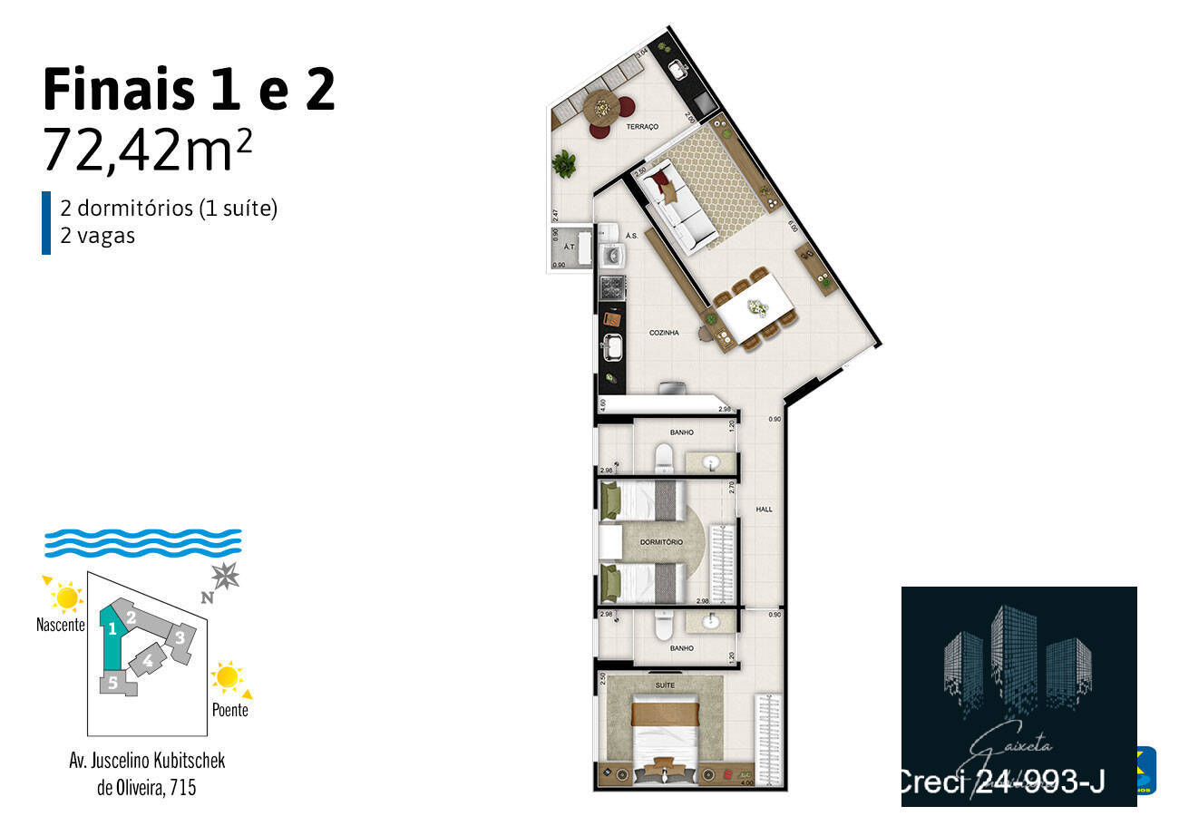 Apartamento, 2 quartos, 72 m² - Foto 32