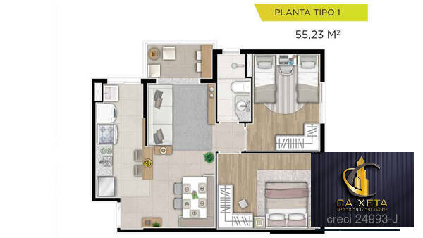 Apartamento, 2 quartos, 55 m² - Foto 26